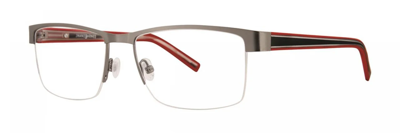 Jhane Barnes Substitution Eyeglasses Gunmetal 54mm Men