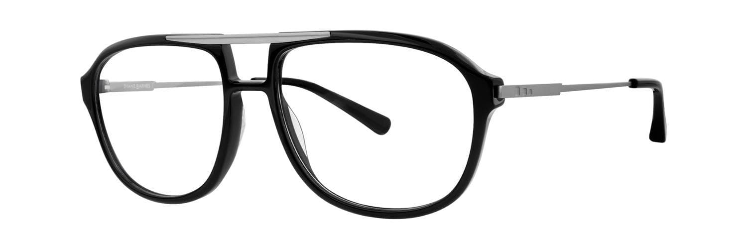 Jhane Barnes Transpose Eyeglasses Black 57mm Men