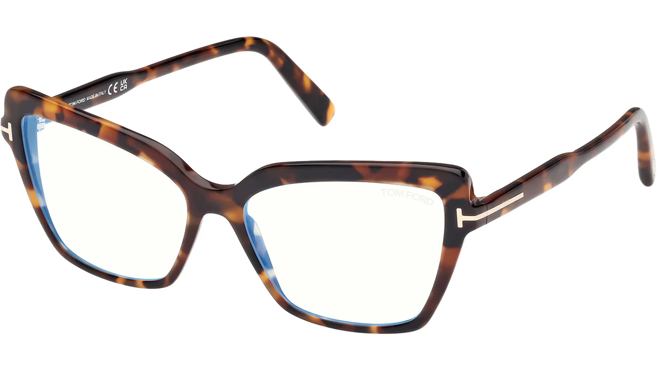 Tom Ford FT5948B 052 Eyeglasses Dark Havana 55mm Women