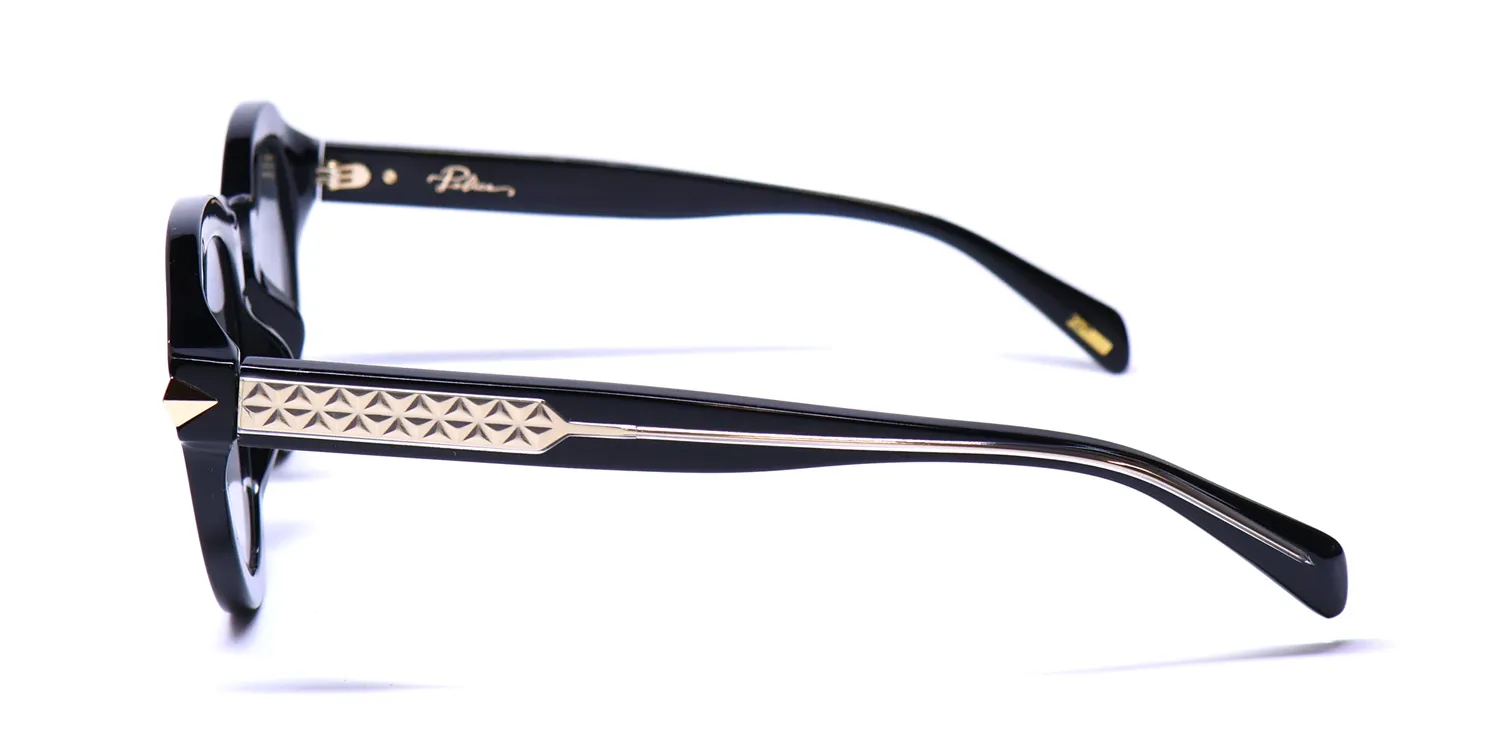 Police Splf31 Dawn 3 0700 Sunglasses Black 47mm Unisex 4