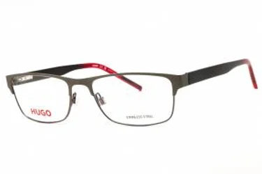 Hugo HG1263 0PTA 00 Eyeglasses Dark Ruthenium Grey 55mm