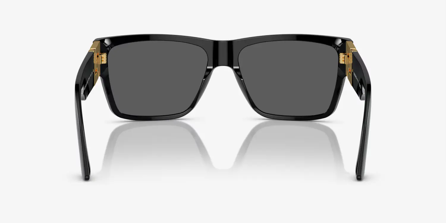 Versace MOD.4296 GB187 Sunglasses Black Gold 59mm Unisex 4