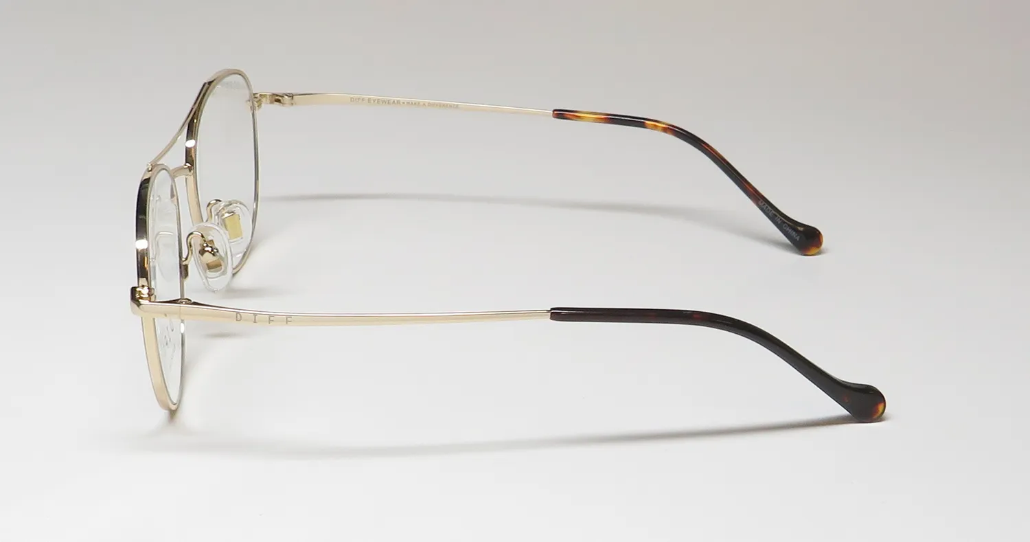 Diff Aiden Blue Light Lens bk Eyeglasses Black 50mm 4