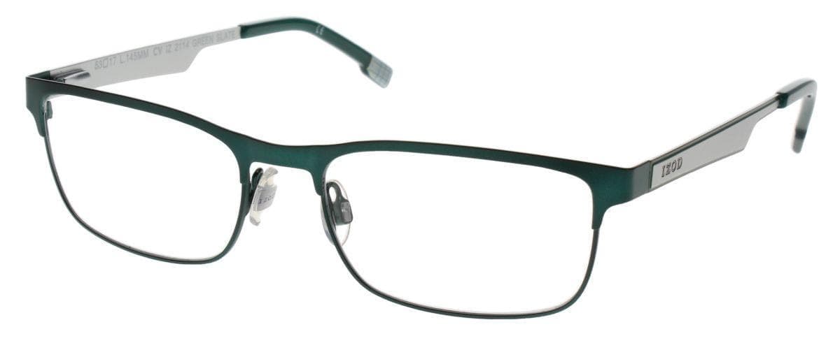 IZOD IZ2114 Eyeglasses Green Slate 53mm Men