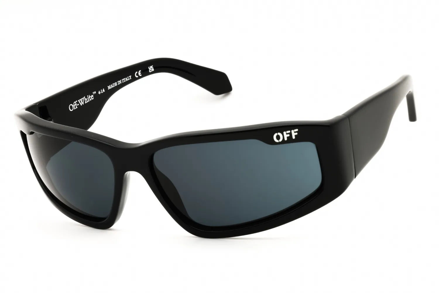 Off White KIMBALL118 1007 Sunglasses Shiny Black 64mm Unisex
