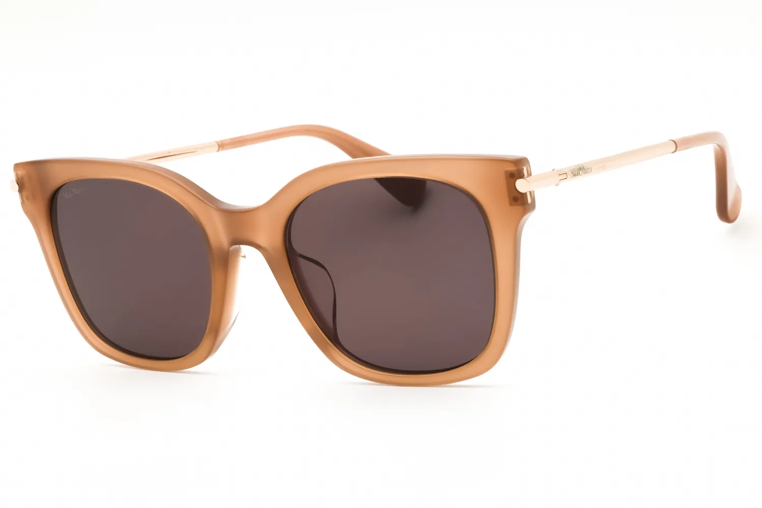 Max Mara MM0115-K 57E Sunglasses Shiny Beige 53mm Women