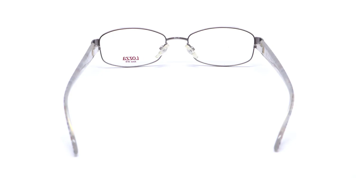 Lozza Vl2123 0613 Eyeglasses Matte Gunmetal 52mm 5