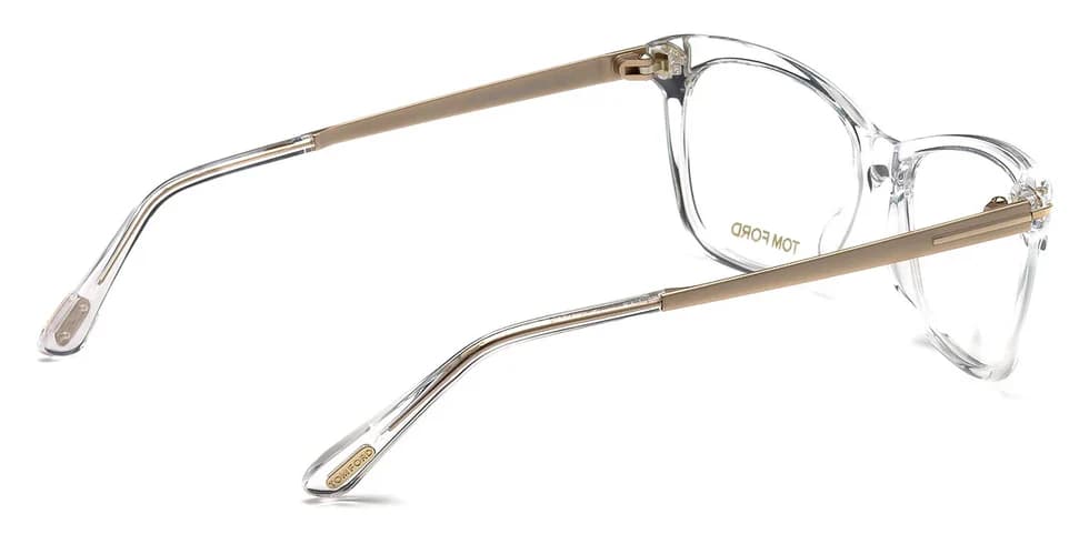 Tom Ford FT5353 026 Eyeglasses Crystal 54mm Women 3