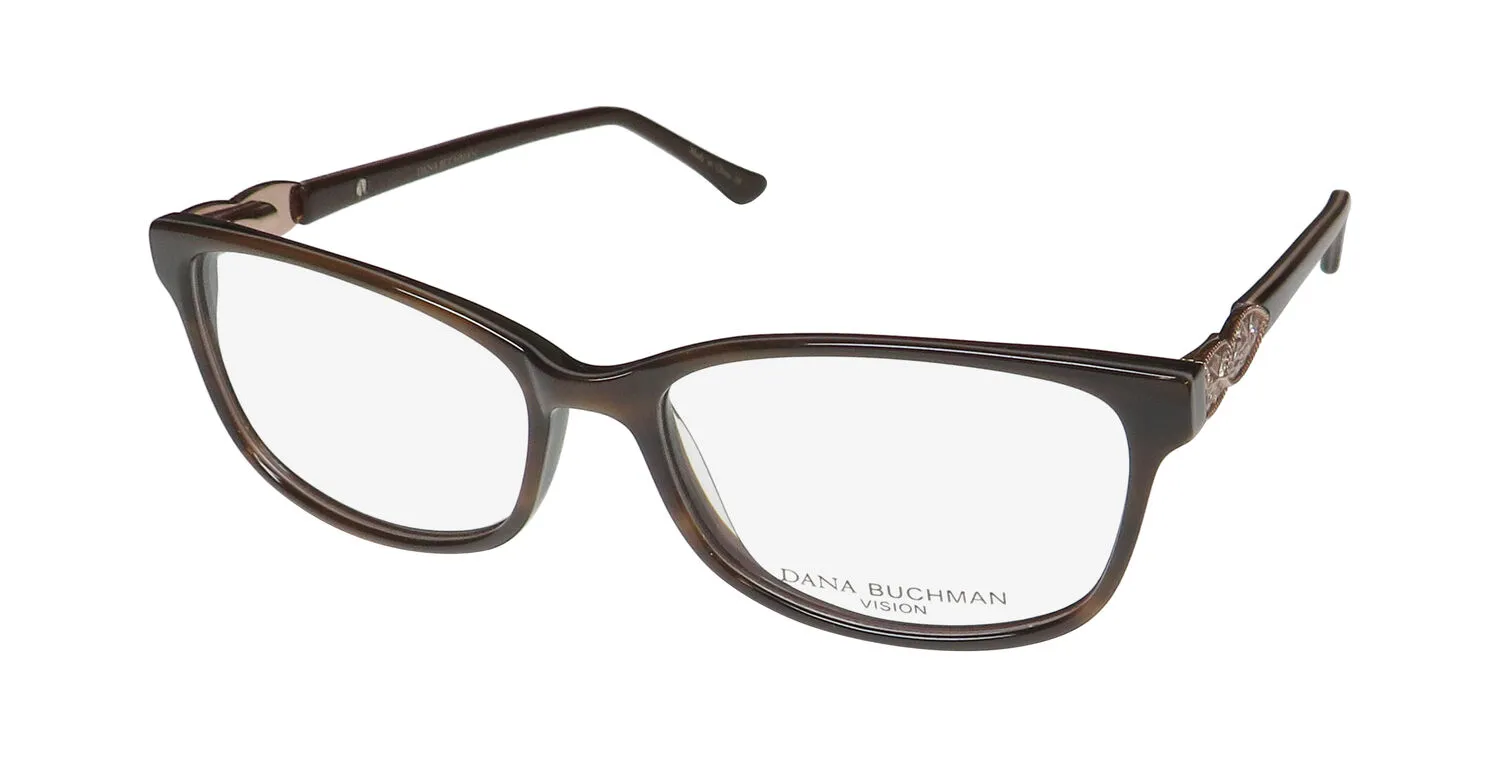 Dana Buchman Laine br Eyeglasses Brown 52mm
