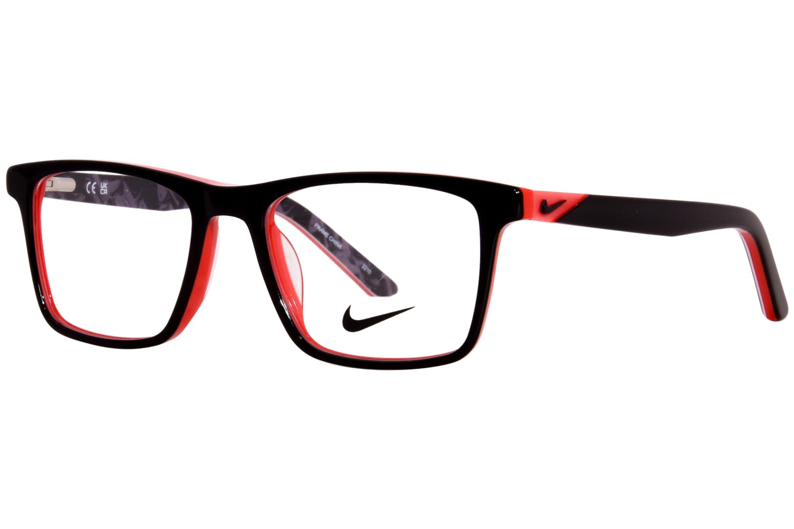 Nike 5548 006 Eyeglasses Black 46mm Kids