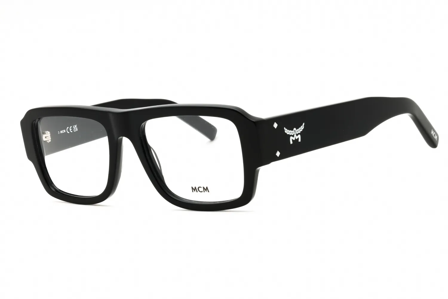 MCM MW5002 001 Eyeglasses Shiny Black 53mm Men