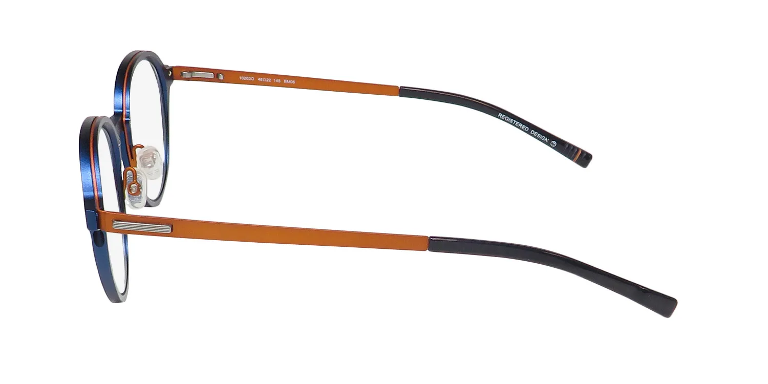 Morel Oga 10203o bm06 Eyeglasses Blue 48mm 4