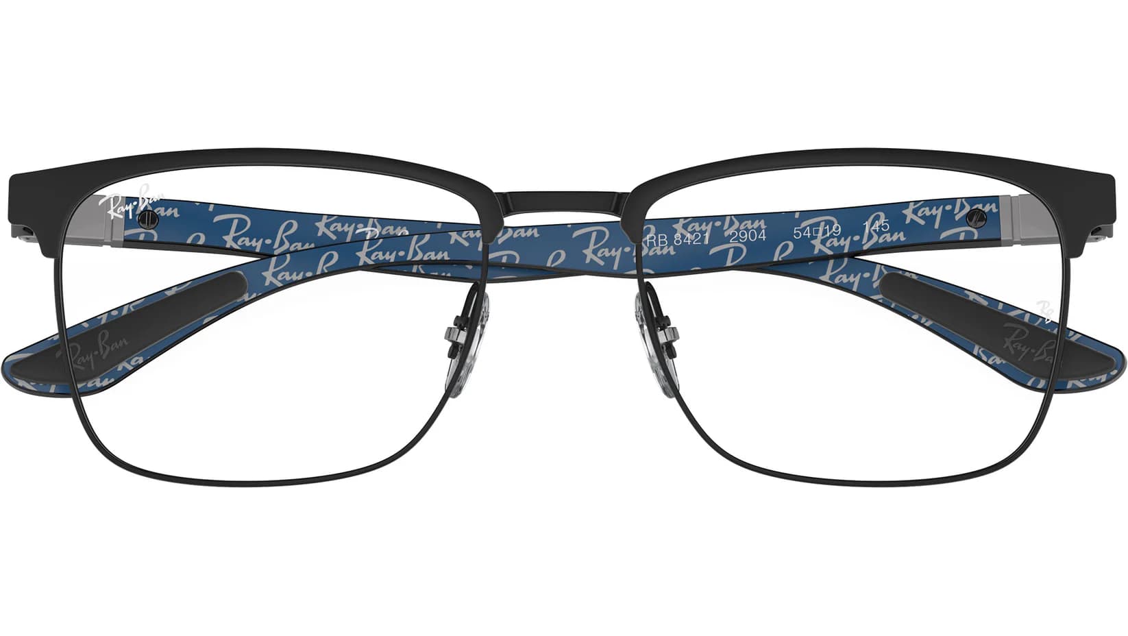 Ray-Ban RB8421 2904 Eyeglasses Matte Black 54mm Men 6