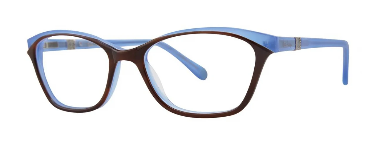Lilly Pulitzer Duval Eyeglasses Havana Cobalt 47mm Women