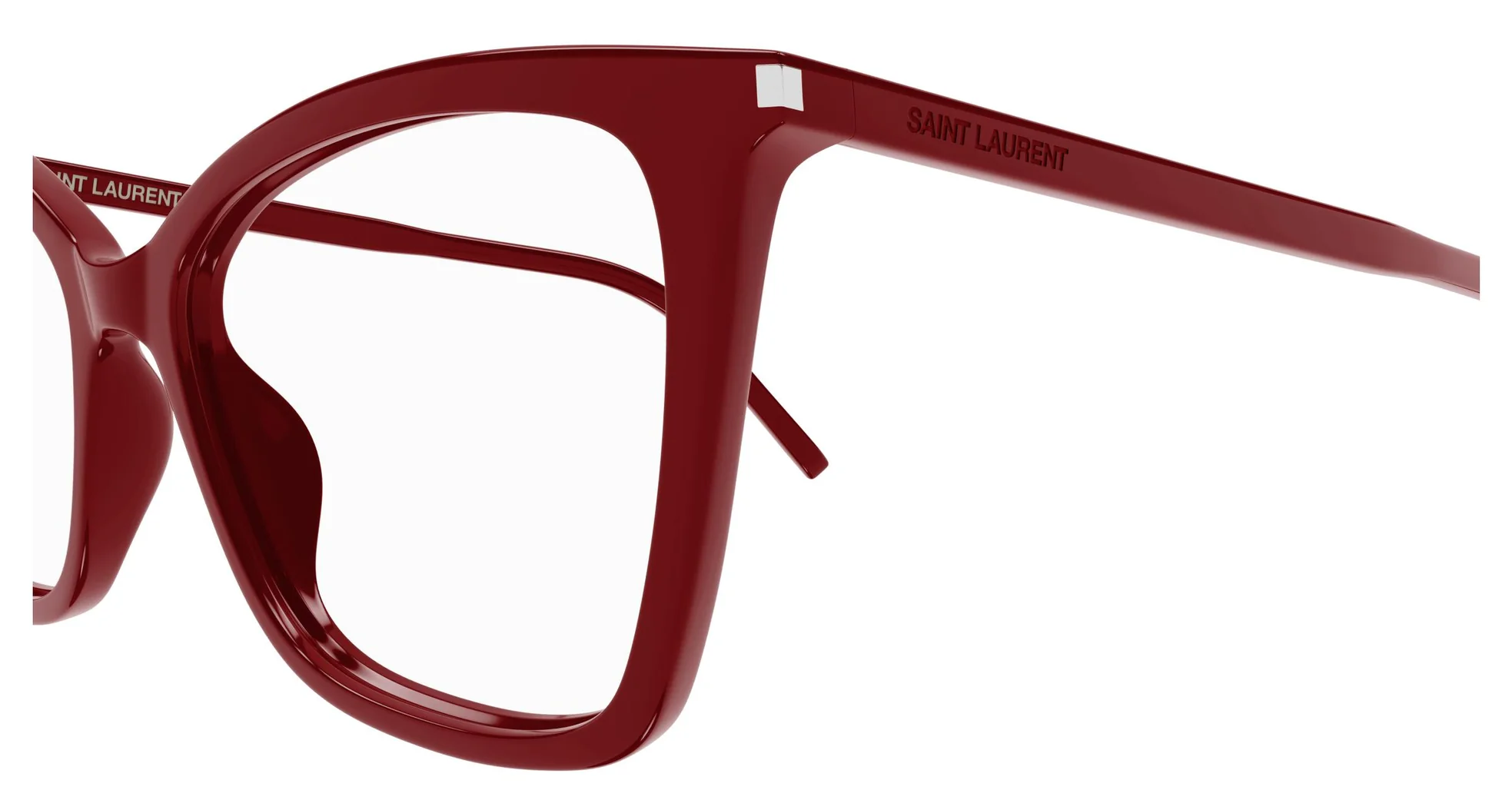 Saint Laurent SL386 015 Eyeglasses Red 53mm Women 3