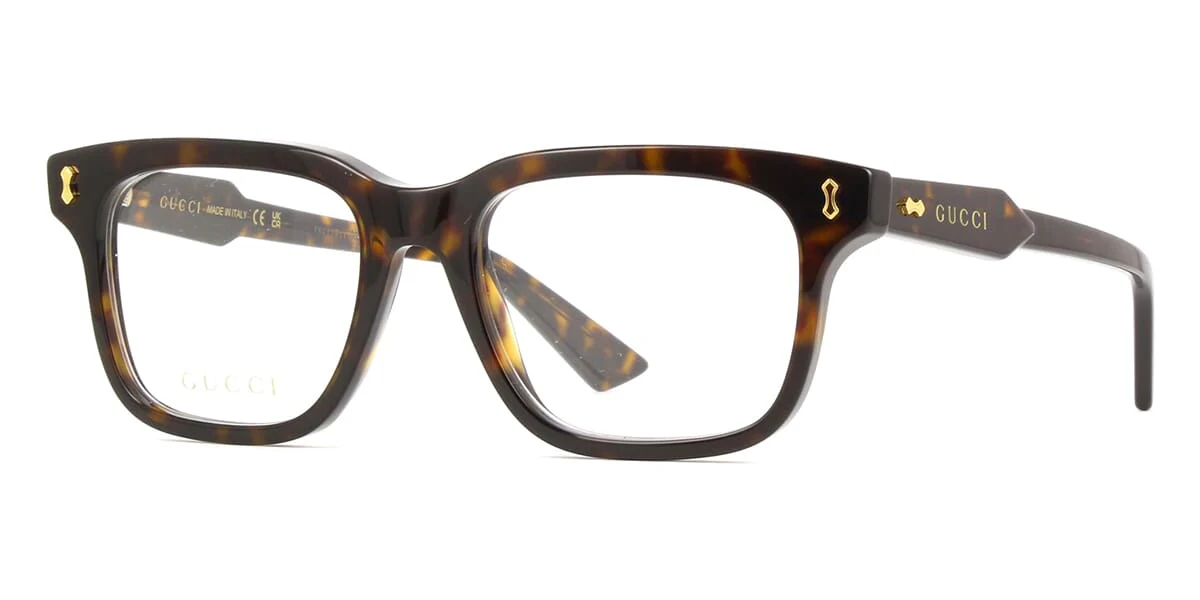 Gucci GG1265O 008 Eyeglasses Brown 55mm Men