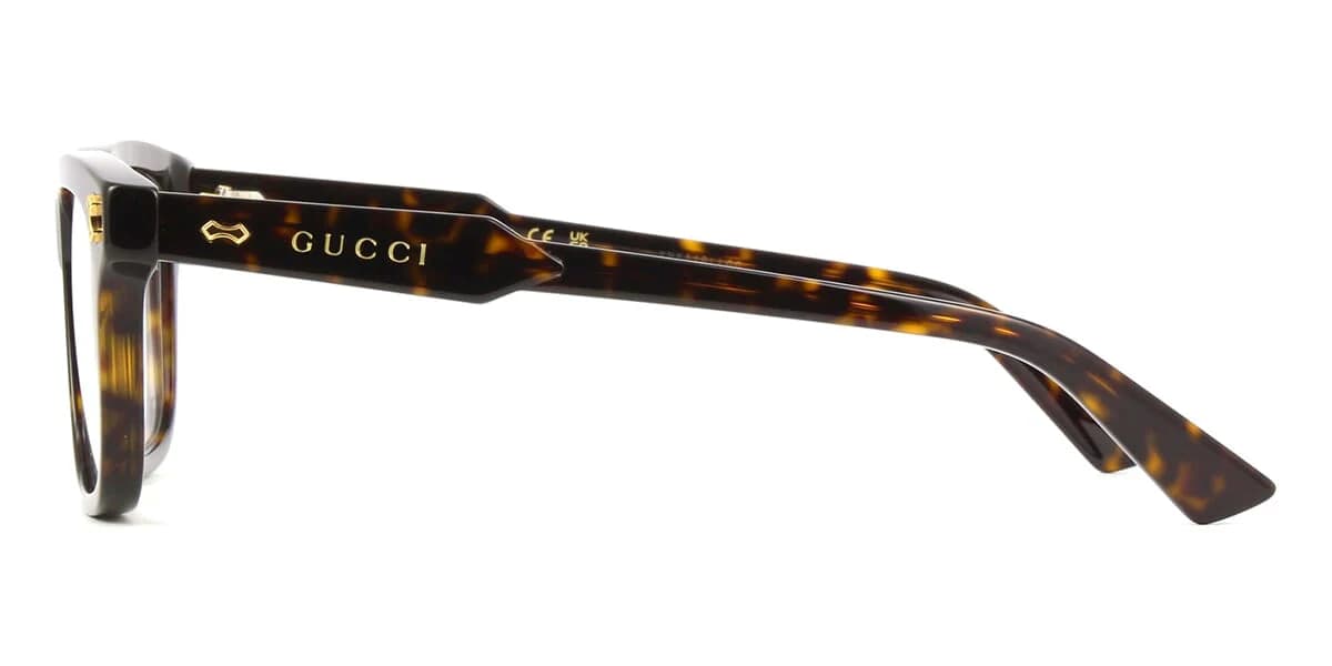 Gucci GG1265O 008 Eyeglasses Brown 55mm Men 3
