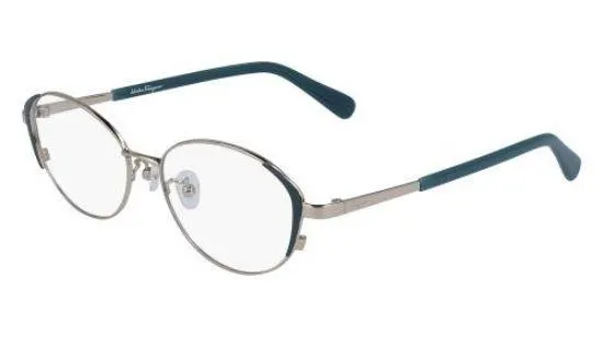 Salvatore Ferragamo SF2540A 719 - 52 719 Eyeglasses Shiny Gold & Petrol 52mm Women