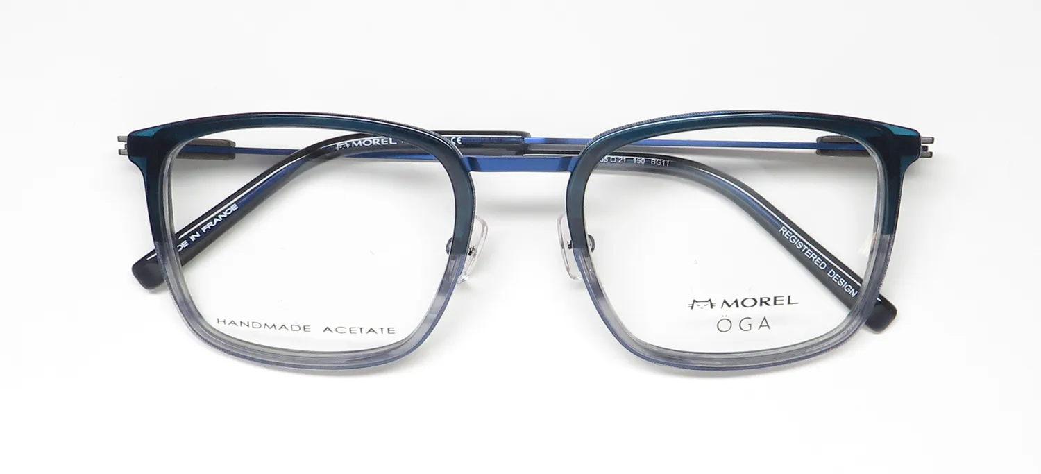 Morel Oga 10173o bg11 Eyeglasses Blue 55mm 2