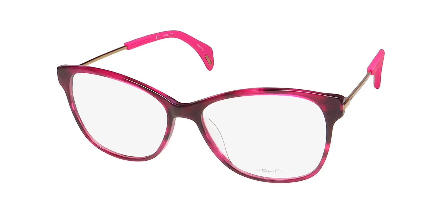 Police Vpl729 Sparkle 11 09n5 Eyeglasses Rose 53mm