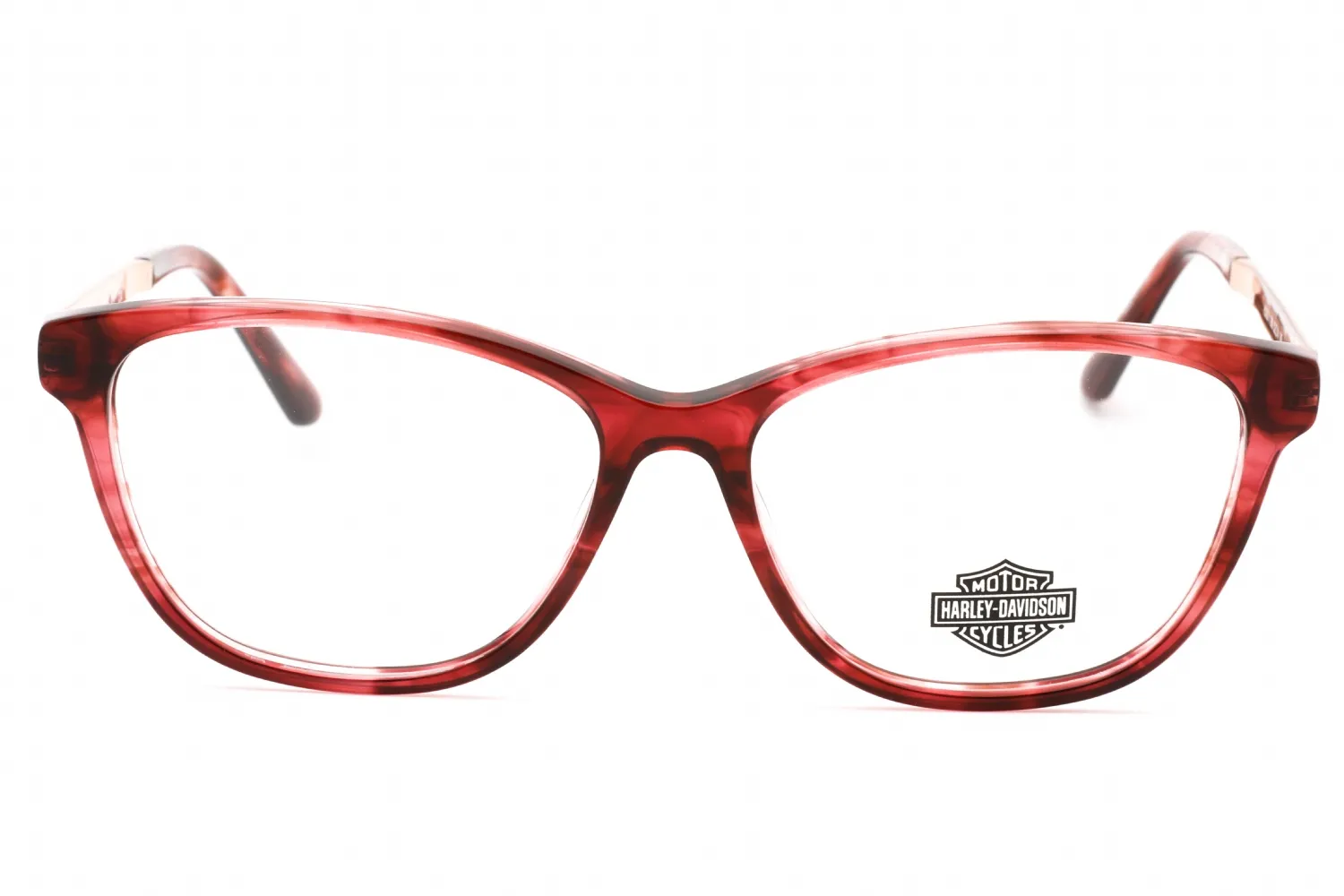 Harley Davidson HD0571 069 Eyeglasses Shiny Bordeaux 52mm Women 2