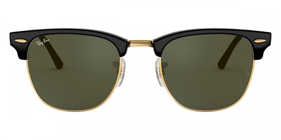Ray-Ban CLUBMASTER RB3016 W0365 Sunglasses Black 51mm Men 2