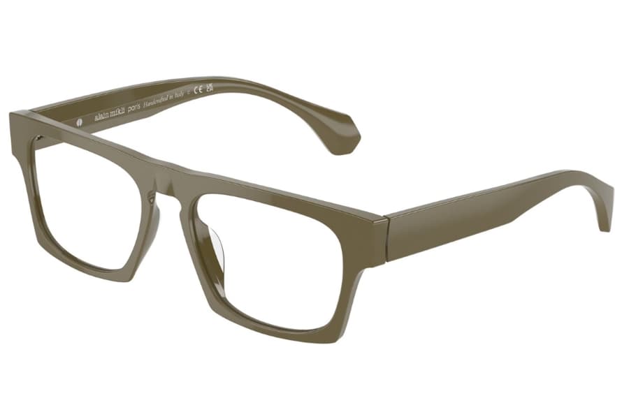 Alain Mikli A03508 004 Eyeglasses Green 54mm Men