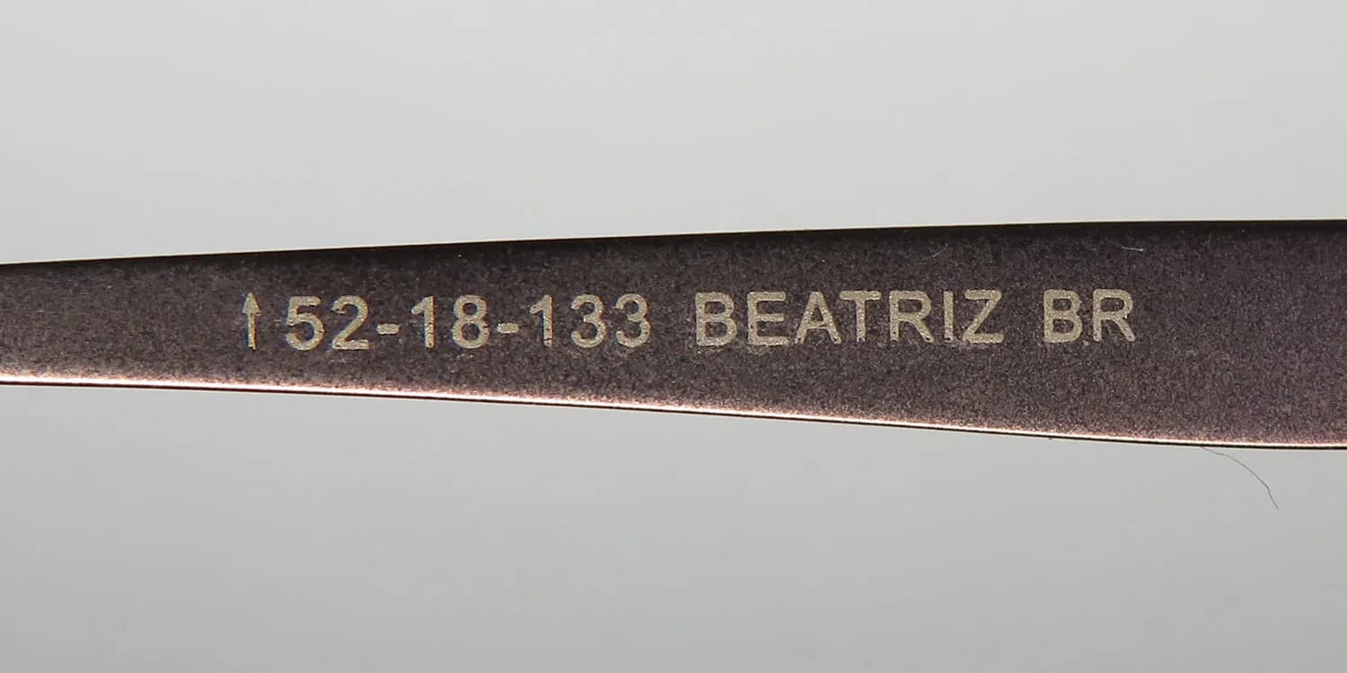 Dana Buchman Beatriz br Eyeglasses Brown 52mm 8