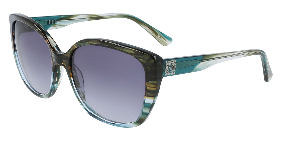 Anne Klein AK7071 TEAL ANIMAL 320 Sunglasses Multicolor 54mm Women