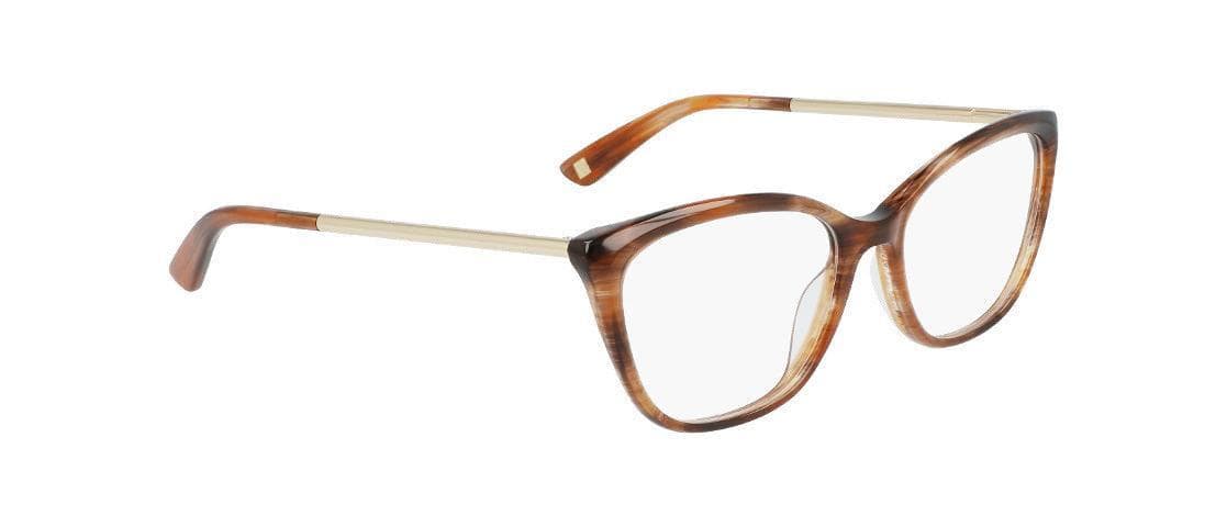 Anne Klein AK5084 200 MOCHA HORN Eyeglasses Multicolor 53mm Women