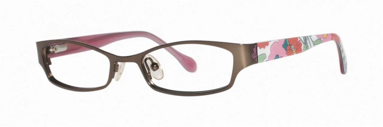 Lilly Pulitzer Chelsie Eyeglasses Brown 45mm Kids