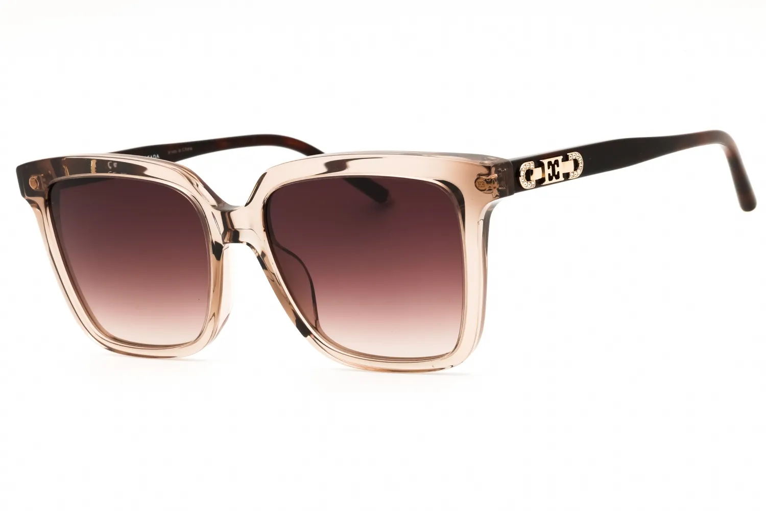 Escada SESE61S 07T1 Sunglasses Transparent Beige 55mm Unisex