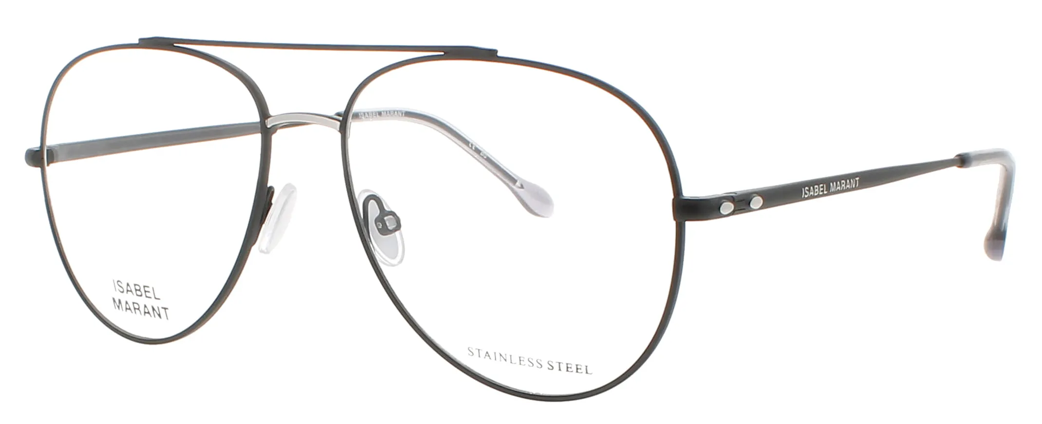 Isabel Marant Im0027 0BSC Eyeglasses Black Silver 57mm Women