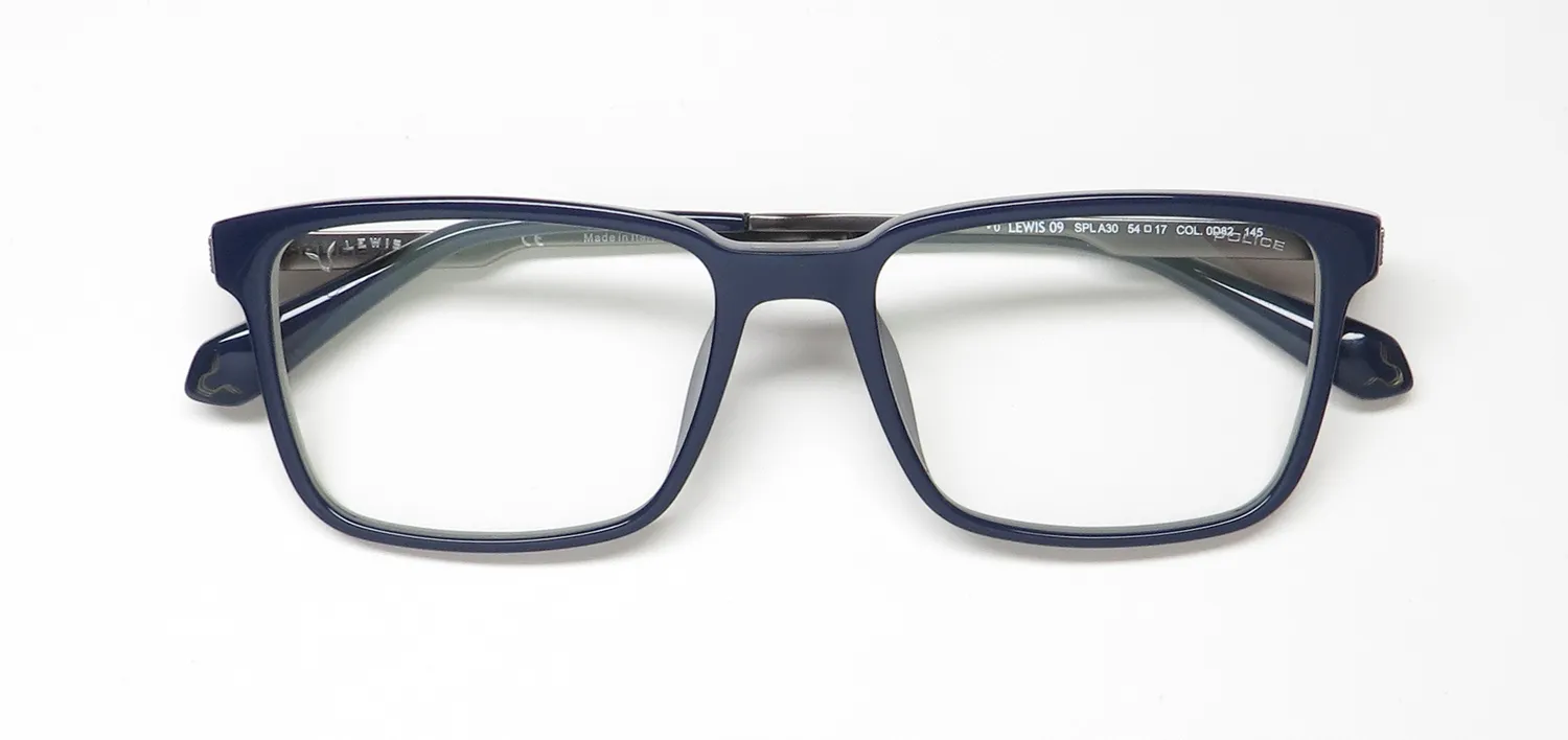 Police Lewis Hamilton 09 Spla30 Blue Light Technology 0d82 Eyeglasses Blue 54mm 2
