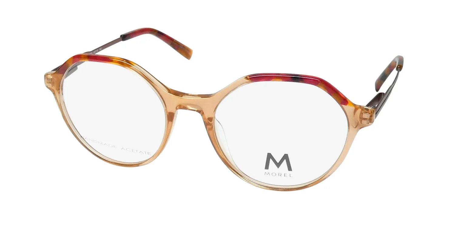 Morel Nomad 40190n mm03 Eyeglasses Light Brown Crystal 49mm