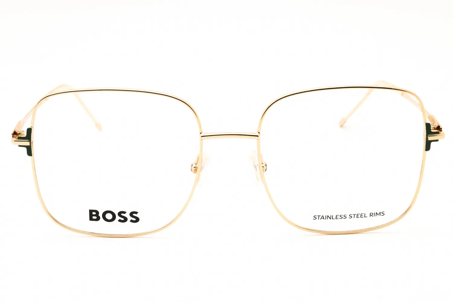 HUGO BOSS BOSS 1866 PEF Sunglasses Gold Green 54mm Women 2