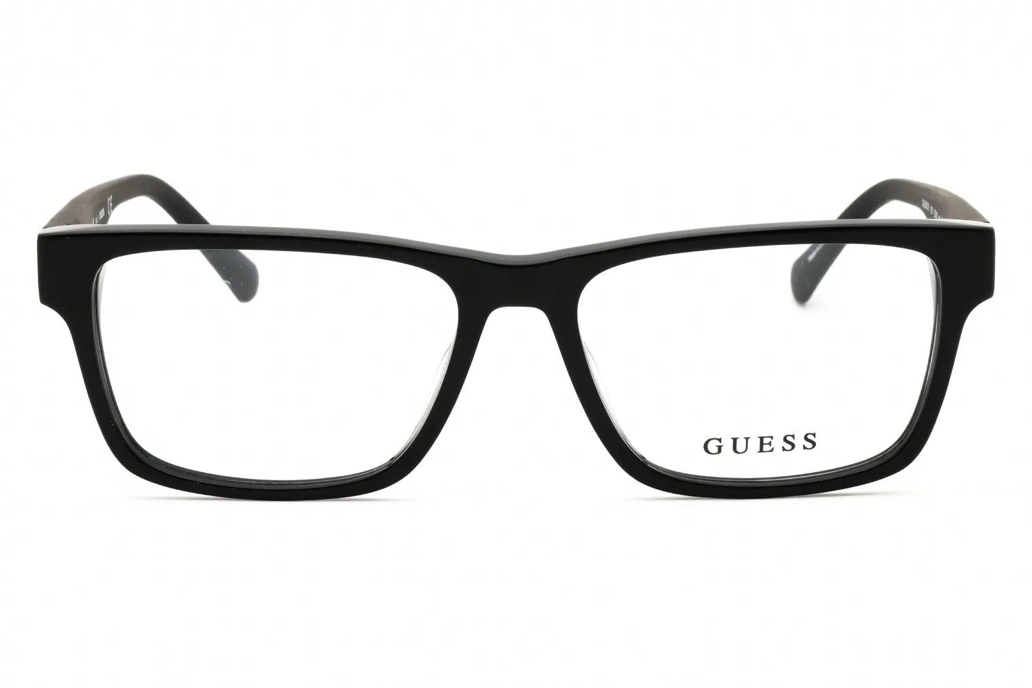 Guess GU50018 001 Eyeglasses Shiny Black 52mm Men 2
