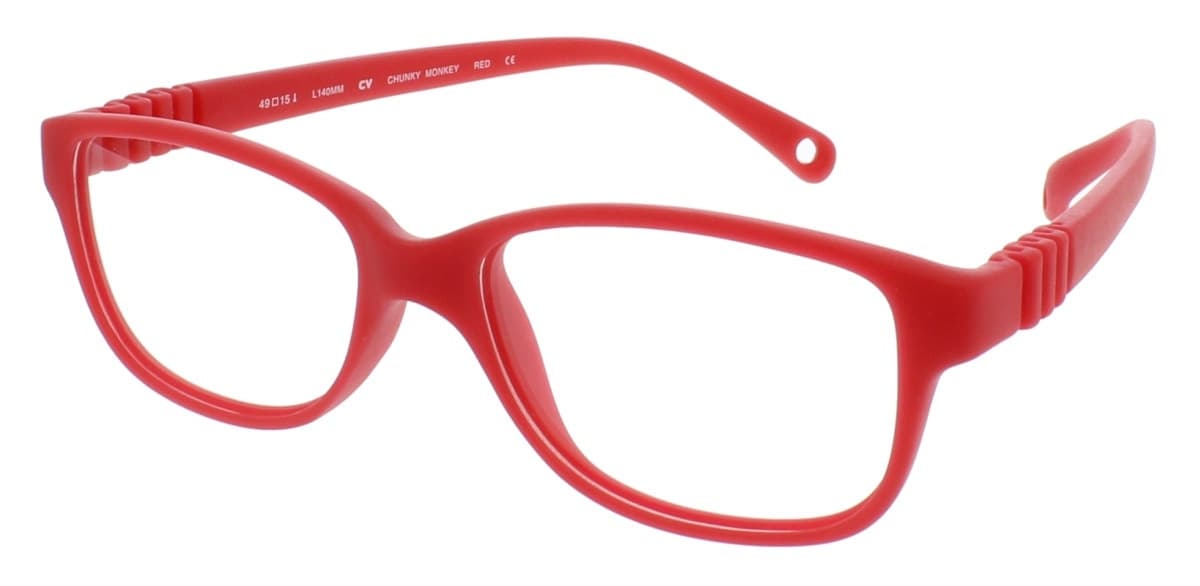 Dilli Dalli Chunky Monkey Eyeglasses Red 45mm Kids
