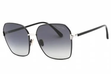 Tom Ford FT0839 01D Sunglasses Shiny Black 62mm