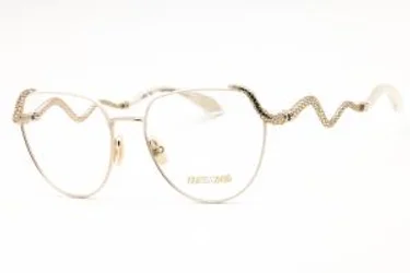 Roberto Cavalli VRC053M 0SNA Eyeglasses Shiny Light Gold 55mm