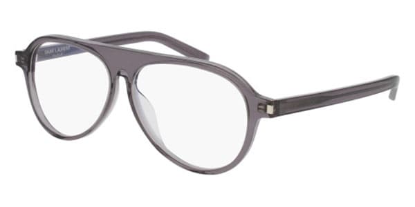 Saint Laurent SL159/F 003 Eyeglasses Gray 57mm Unisex