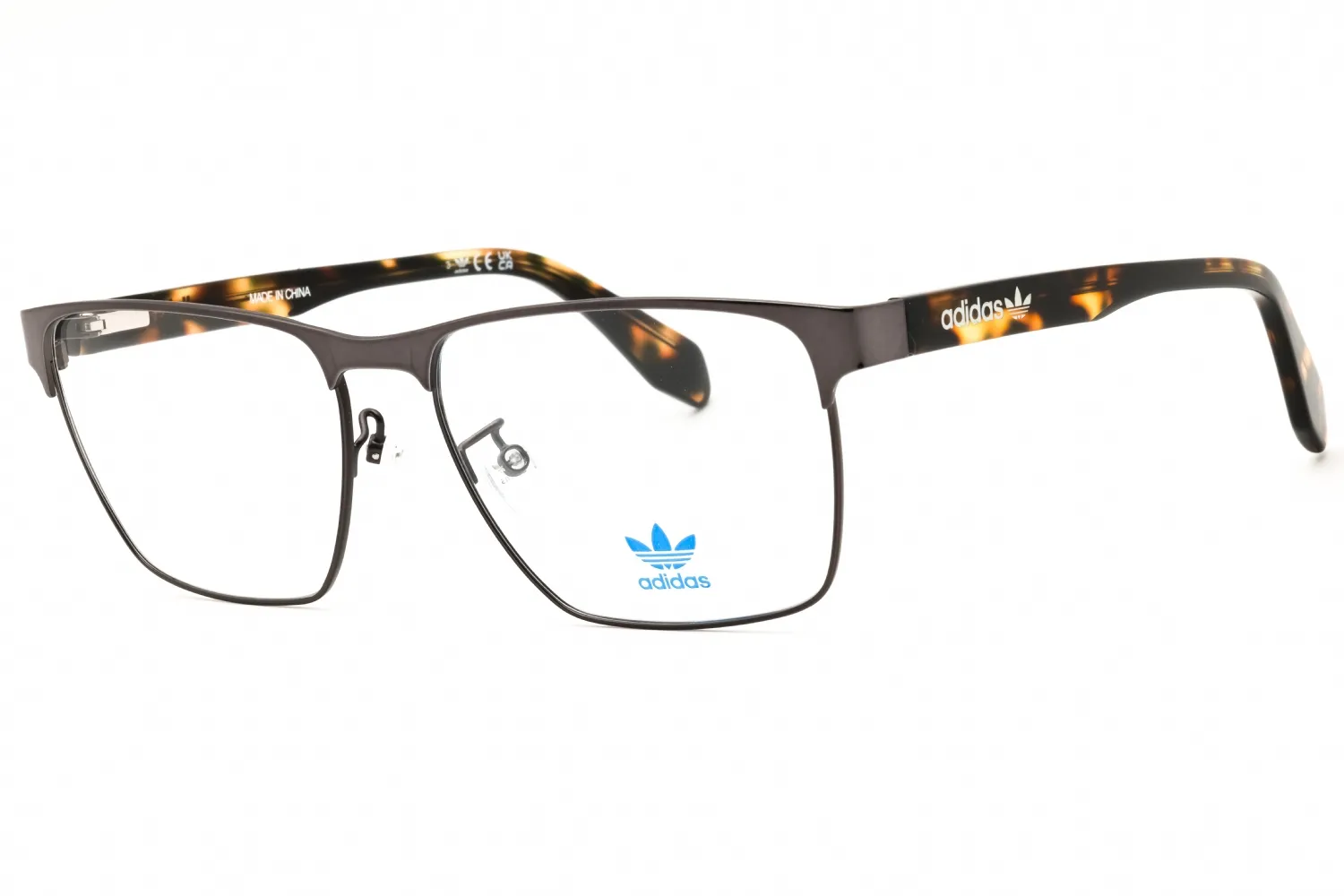 Adidas OR5062 008 Eyeglasses Shiny Gunmetal 55mm Men