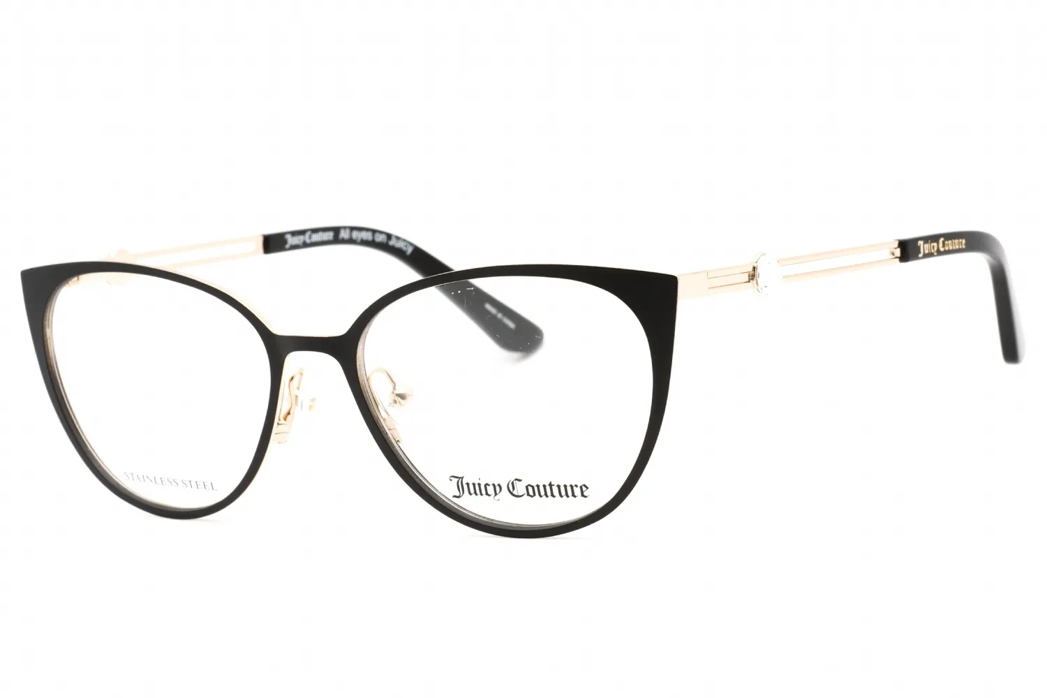 Juicy Couture JU 221 0003 00 Eyeglasses Matte Black 51mm Women