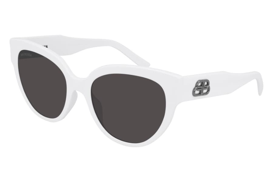 Balenciaga BB0050S 003 Sunglasses White 55mm Women