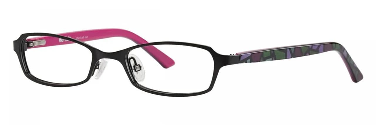 Kensie Checked Out Eyeglasses Black 47mm Kids