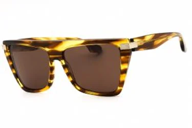 Victoria Beckham VB684S 224 Sunglasses Striped Tobacco 57mm