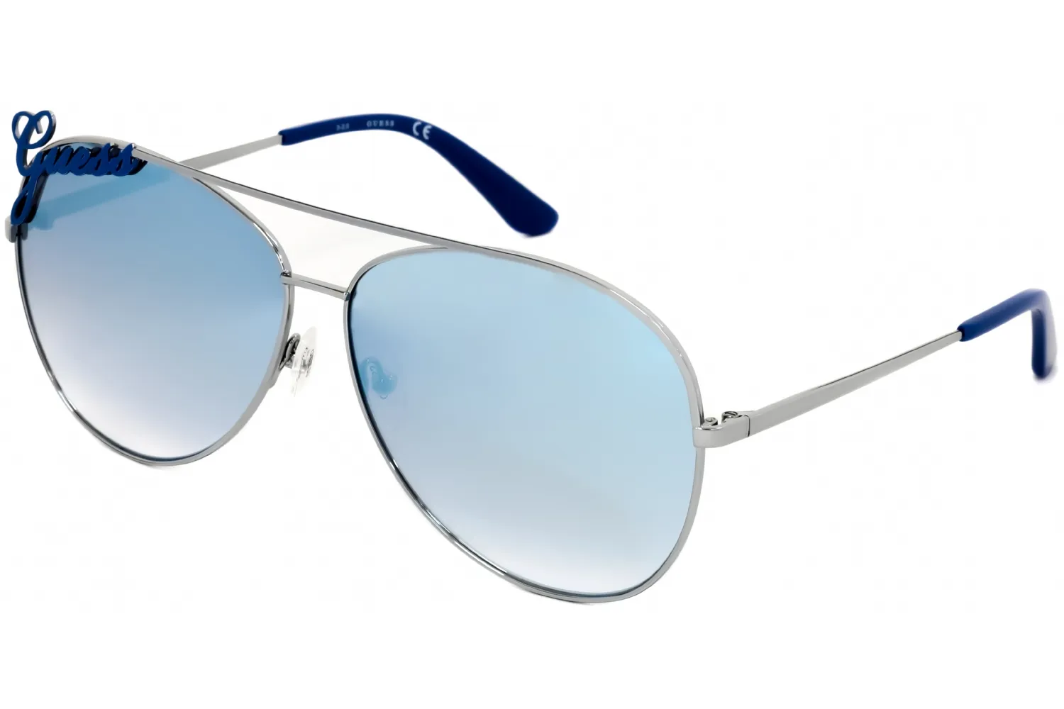 Guess GU7739 10X Sunglasses Silver 64mm Women
