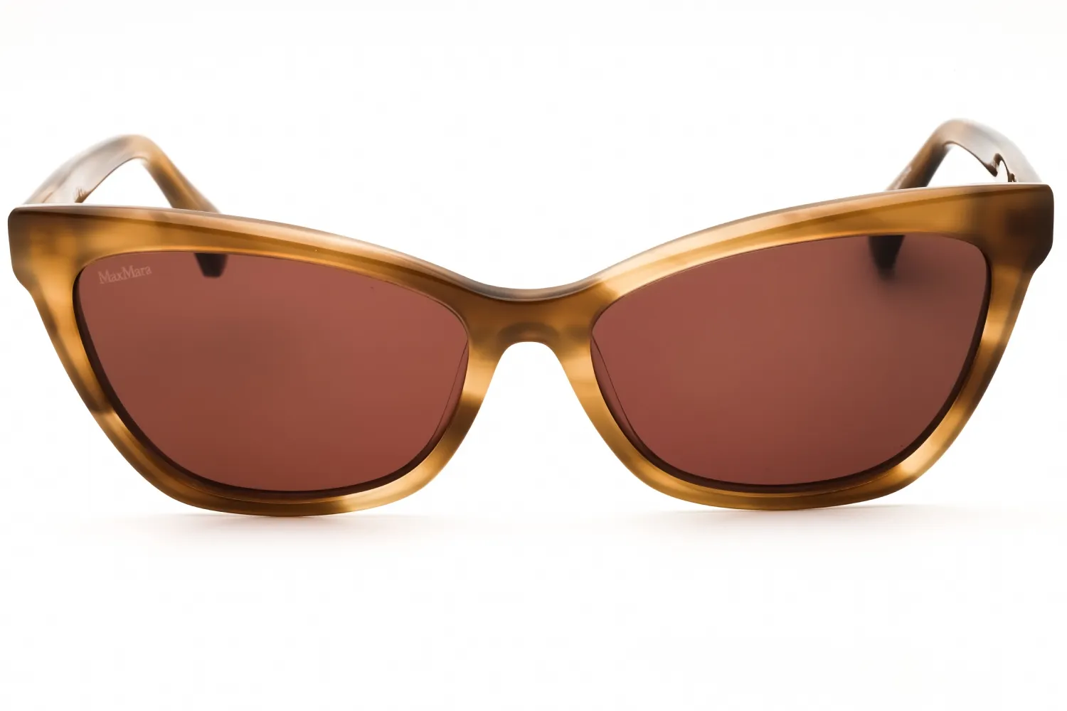 Max Mara MM0011 47E Sunglasses Light Brown 58mm Women 2