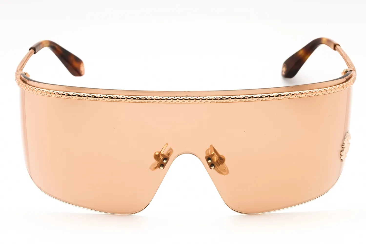 Roberto Cavalli SRC012M 8FCX Sunglasses Shiny Copper Gold 99mm Women 2