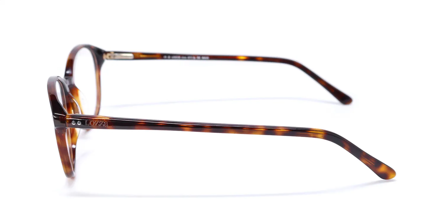 Lozza Vl1836 0714 Eyeglasses Tortoise 48mm Unisex 4